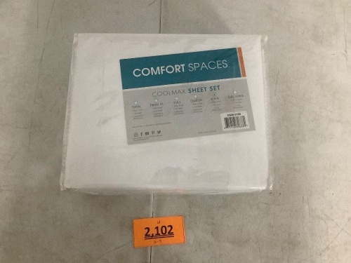 Comfort Spaces Coolmax Sheet Set - Lot 2102