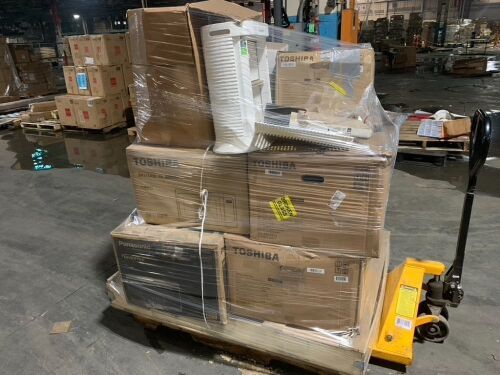 Pallet of Salvage Appliances - Items Will Be Broken & Incomplete  - Lot 109