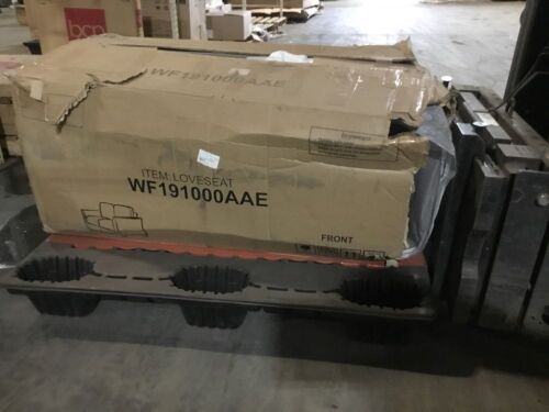 Gray Loveseat  - Lot 111