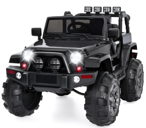 12V Kids Ride-On Truck Car Toy w/ 3 Speeds, LED, Remote, Bluetooth - Lot 29