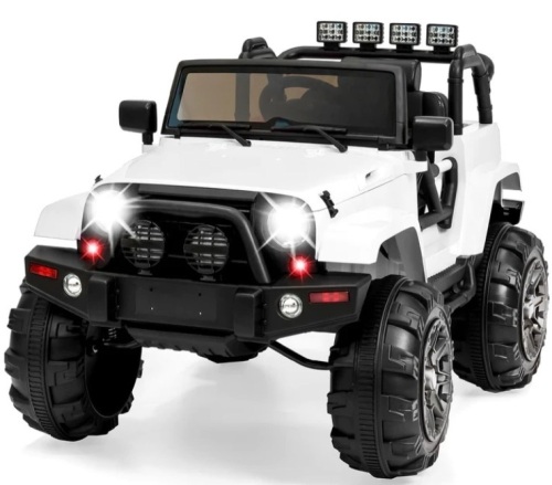 12V Kids Ride-On Truck Car Toy w/ 3 Speeds, LED, Remote, Bluetooth - Lot 78
