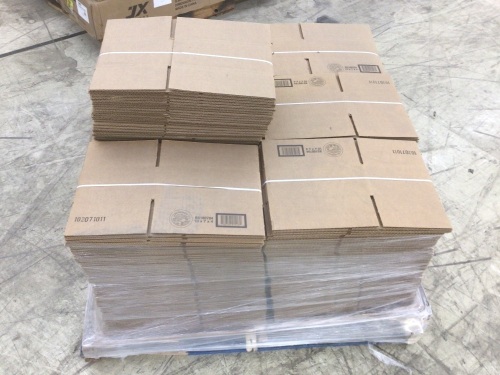Pallet of 10x7x4 Cardboard Boxes - Lot 81