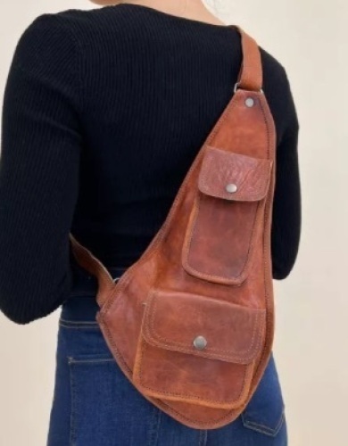 Gusti Leather Sling Pack Shoulder Bag - Lot 154
