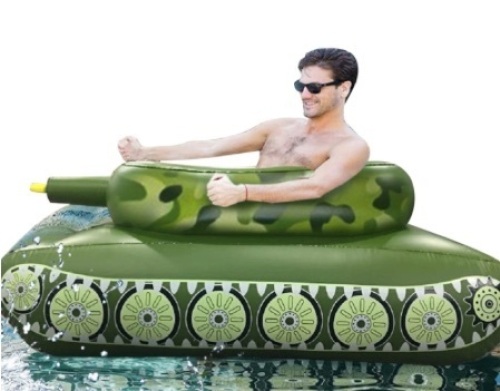 Inflatable Tank Pool Float with Cannon - Lot 182