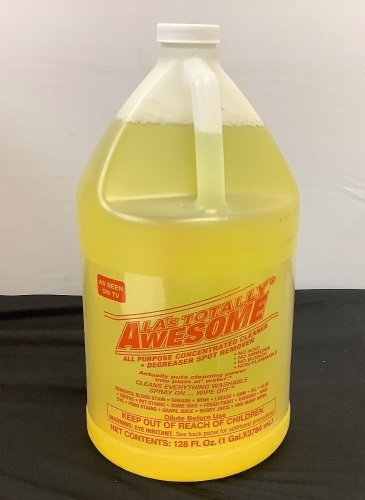 Case of 4 LA's Totally Awesome All Purpose Concentrated Cleaner Degreaser Spot Remover, 128oz - Lot 237