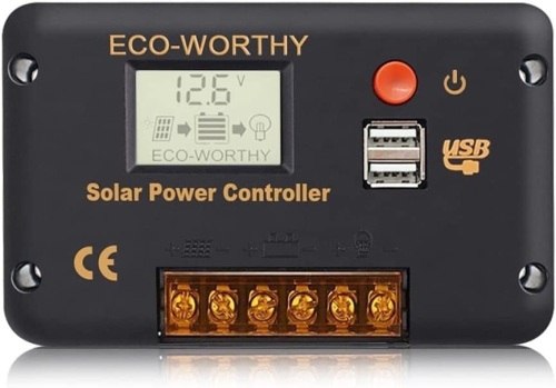 ECO-WORTHY 20A Solar Charge Controller with Dual USB Port - Lot 238