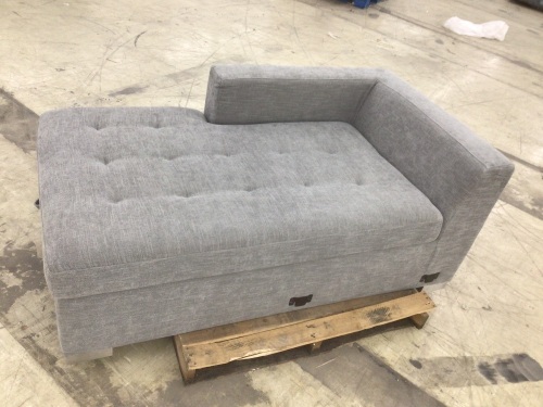 Classic Brands Left Arm Storage Chaise, Part of a Sectional  - Lot 385