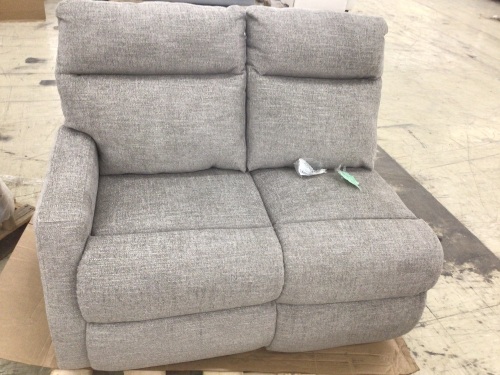 Power Reclining Loveseat, Part of a Sectional, No Power Cord - Lot 393