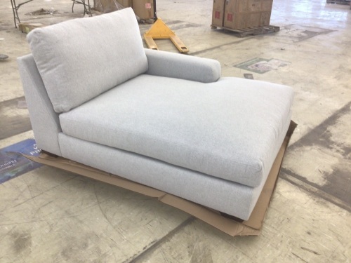 Pottery Barn Big Sur Double Chaise, Part of a Sectional - Lot 497