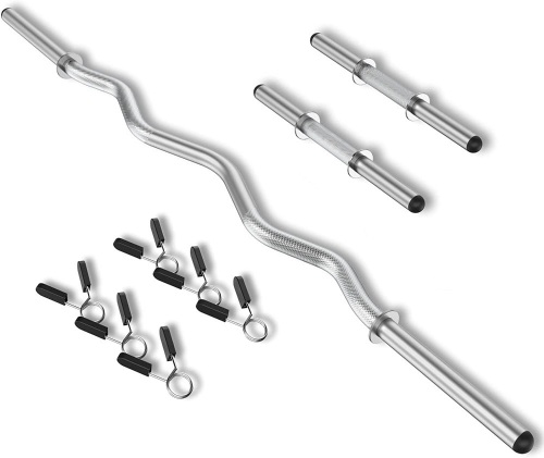 YCCHENG Hollow Barbell and Dumbbell Handles Set - Lot 540