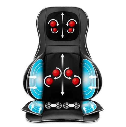 Air Compression Shiatsu Neck & Back Massager Seat w/ Heat, Rolling Massage - Lot 223