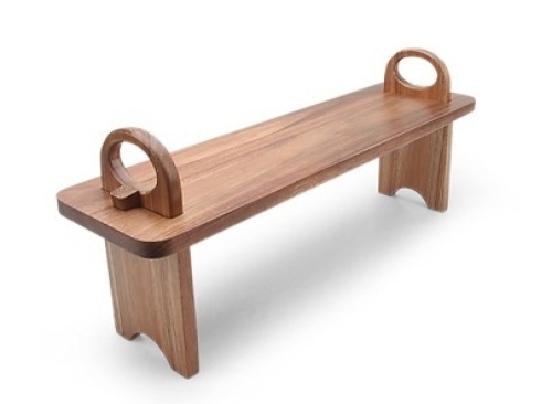 SPEShh Acacia Wooden Serving Board on Stand - Lot 560