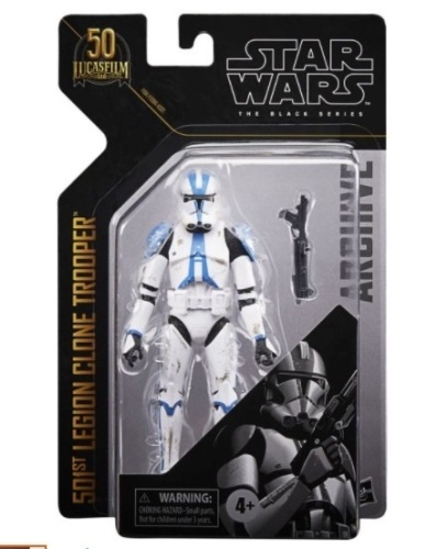 Star Wars The Black Series Archive 501st Legion Clone Trooper 6" Figure - Lot 104