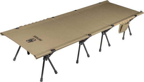 OneTigris Lightweight Camping Cot with Leg Extenders, Strong Support 330 Lbs - Lot 256
