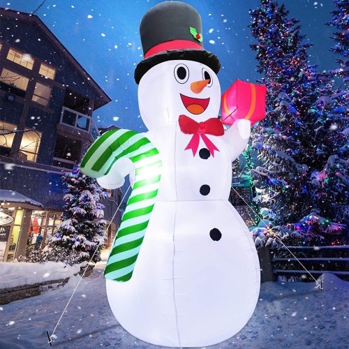 10ft Giant Christmas Inflatable Snowman - Lot 340