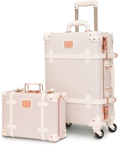 Vintage Trunk Style Suitcase Set - Lot 499