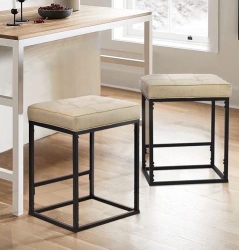 GREATUNE Counter Height Bar Stools, Set of 2 - Lot 128