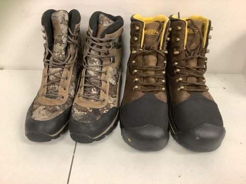 Lot of (2) Mens Boots, Size 12EE, 10.5, E-Comm Return - Lot 14