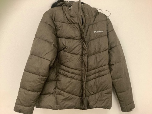 Womens Columbia Coat with Hood, Large, E-Comm Return - Lot 34