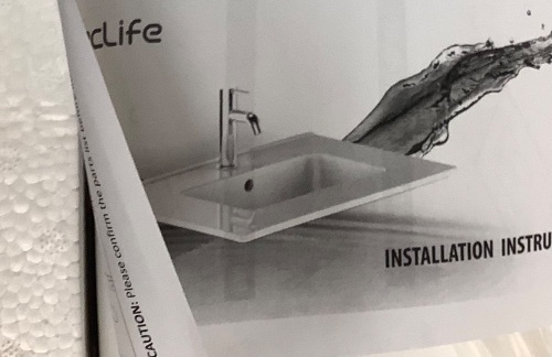 eclife Ceramic Sink, E-Commerce Return, Sold as is - Lot 96