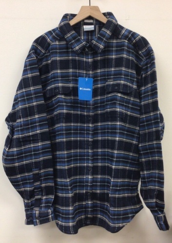 Columbia Mens Heavyweight Flannel, XXL, Appears New, Sold as is - Lot 106