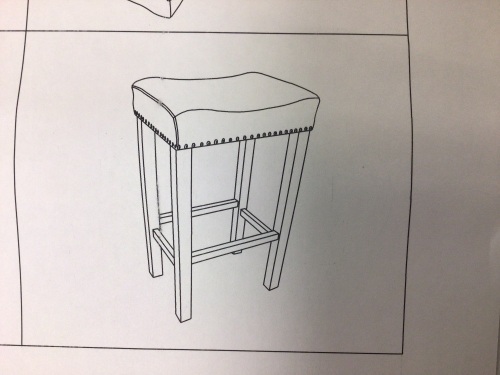 Set of 2 Barstools, Appears New, Sold as is - Lot 119