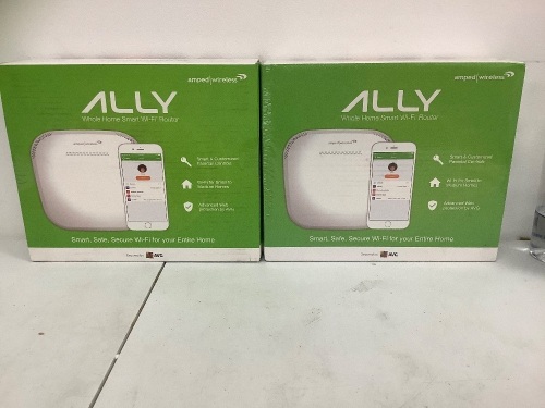 Lot of (2) Ally Whole Home WiFi Routers, E-Commerce Return, Sold as is - Lot 151
