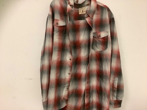 Lot of (2) Red Head Plaid Button Down Shirts, XL/L, E-Comm Return - Lot 223