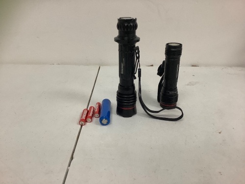 Lot of (2) iProtec Flashlights, E-Comm Return - Lot 253