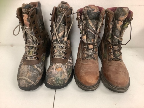 Lot of (2) Mens Boots, E-Comm Return - Lot 262