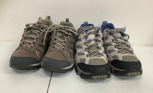 Lot of (2) Womens Shoes, Merrell 9 and Columbia 8.5, E-Comm Return, Sold as is - Lot 263