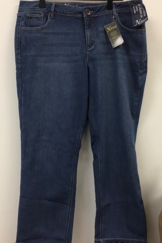 Natural Reflections Womens Lined Jeans, 18, Appears New, Sold as is - Lot 285