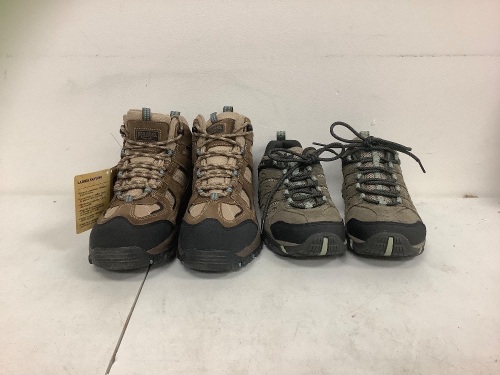 Lot of (2) Ladies Shoes, Merrell 9.5 and Red Head 10M, E-Commerce Return, Sold as is - Lot 209