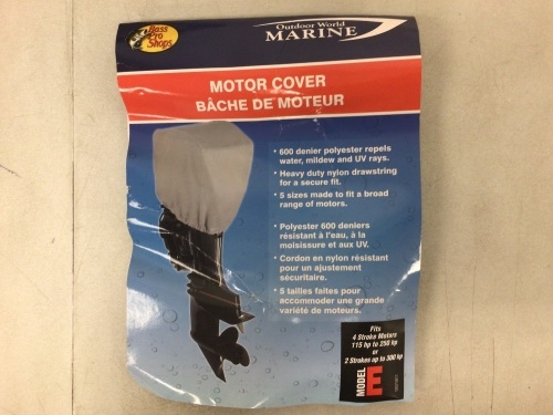Outdoor World Marine Motor Cover, E-Comm Return - Lot 288