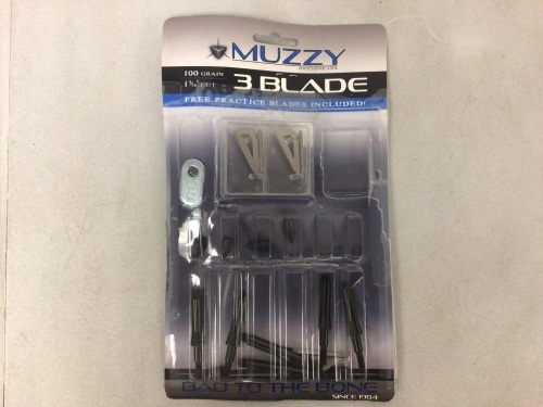 Muzzy Broadheads, 3 Blade, E-Comm Return - Lot 308