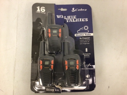 Cobra Walkie Talkies, E-Comm Return - Lot 318