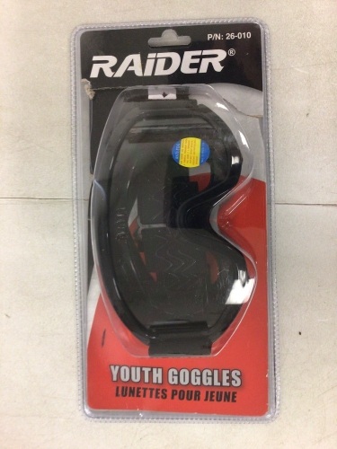 Raider Youth Goggles, E-Comm Return - Lot 475