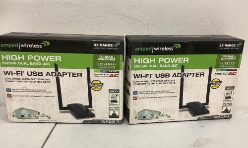 Lot of (2) High Power USB Adapter, Appears New, Sold as is - Lot 274