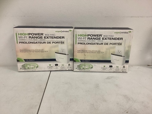 Lot of (2) WiFi Range Extenders, Appears New, Sold as is - Lot 284