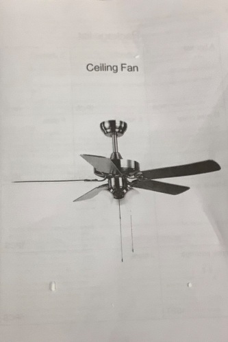 Luxury Ceiling Fan, E-Comm Return - Lot 297