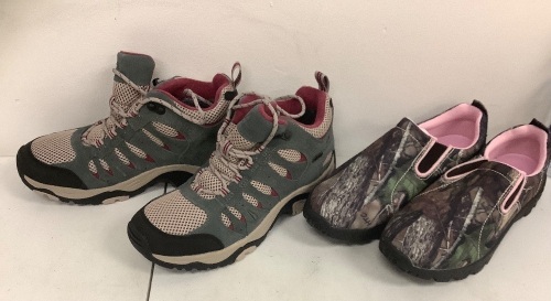 Lot of (2) Womens Shoes, Ascend 10 and RedHead Camo 9.5M, E-Commerce Return, Sold as is - Lot 79