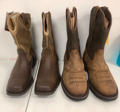 Lot of (2) Mens Boots, 8.5 and 9.5, E-Commerce Return, Sold as is - Lot 22
