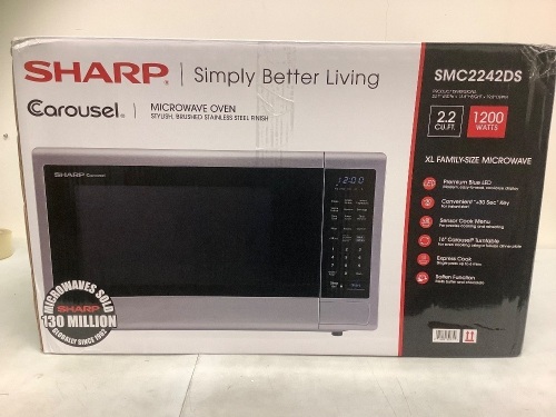 Sharp Microwave, Appears New - Lot 426