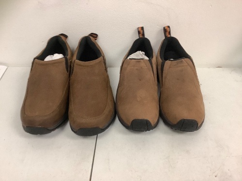 Lot of (2) Mens Slip Ons, Merrell 8 and RedHead 10EE, E-Commerce Return, Sold as is - Lot 168