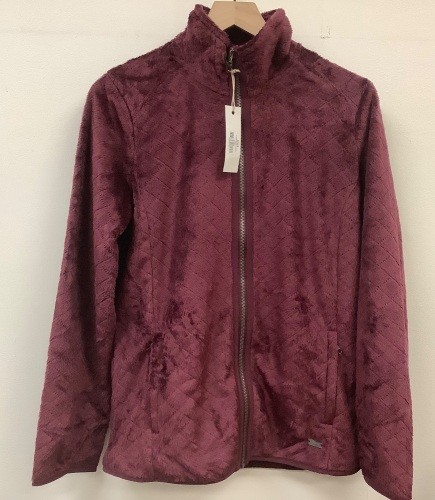 Natural Reflections Womens Full Zip Plush Fleece, M, Appear New, Sold as is - Lot 331