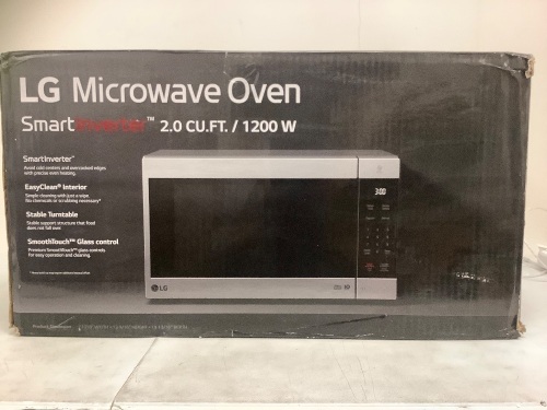 LG Microwave, Appears New - Lot 485