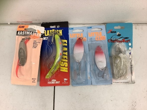 Lot of (5) Assorted Fishing Lures, E-Comm Return - Lot 452