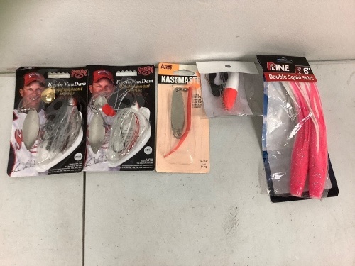 Lot of (5) Assorted Fishing Lures, E-Comm Return - Lot 462
