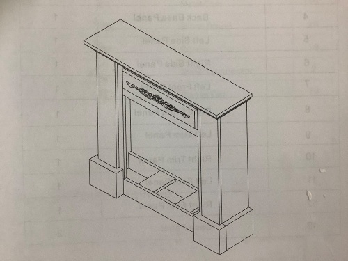 Electric Fireplace, Appears New, Sold as is - Lot 320