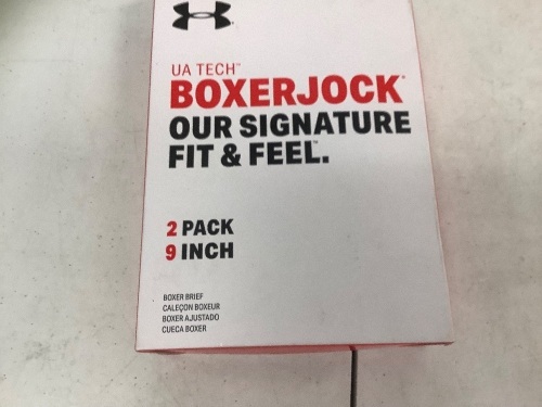 Under Armour UA Tech 9" Boxerjock for Men 2-Pack, Appears New, Sold As-is - Lot 334